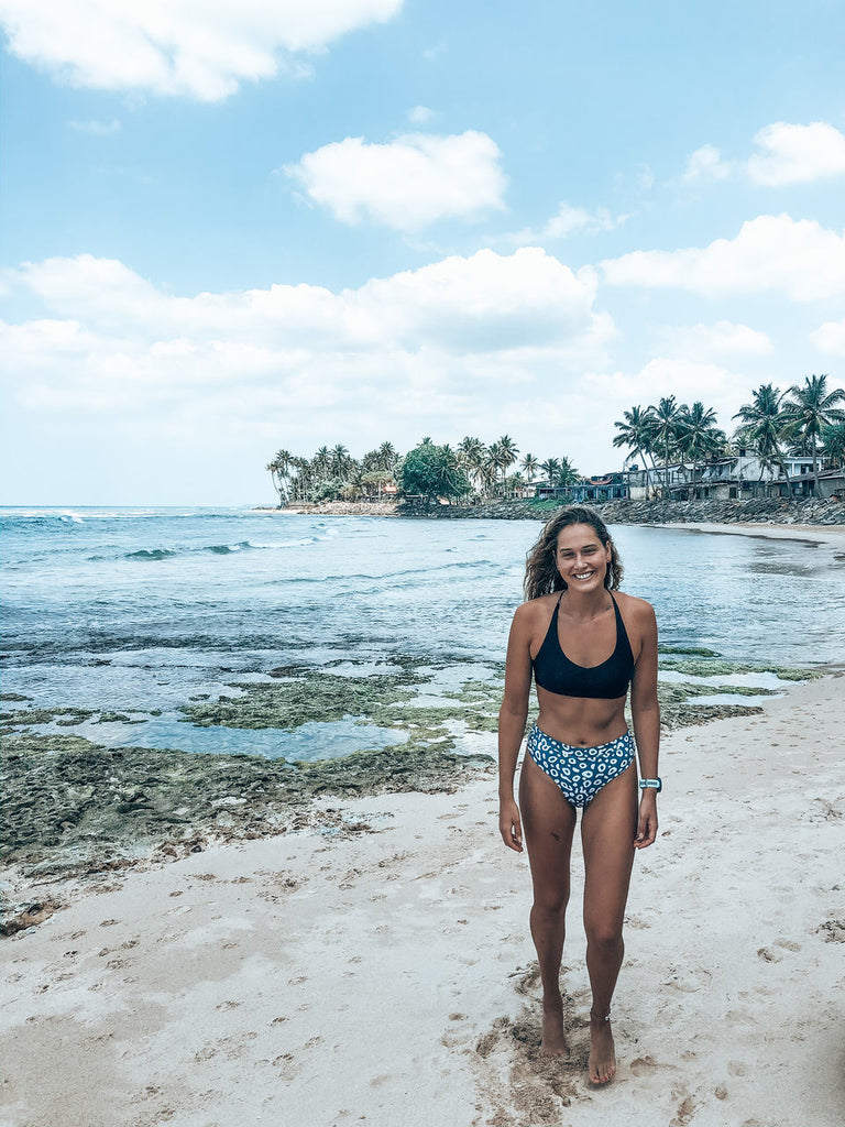 Ahangama Beach, Dream Sea Sri Lanka Tropical Island High Waisted Bikini